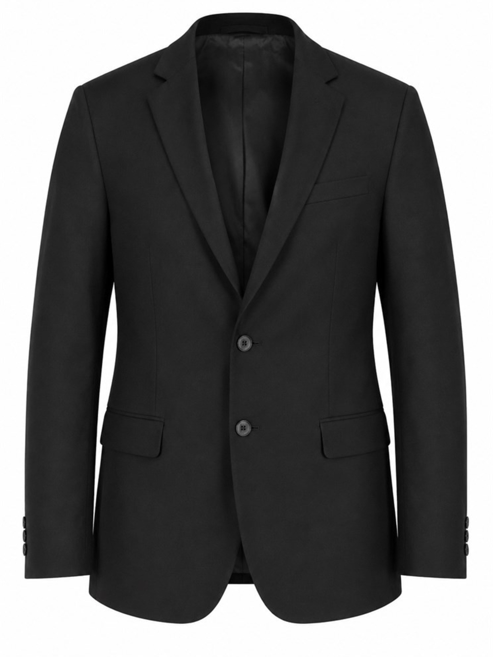 Couture 1910 Black Stretch 2-Button Sport Coat Size 6R Men